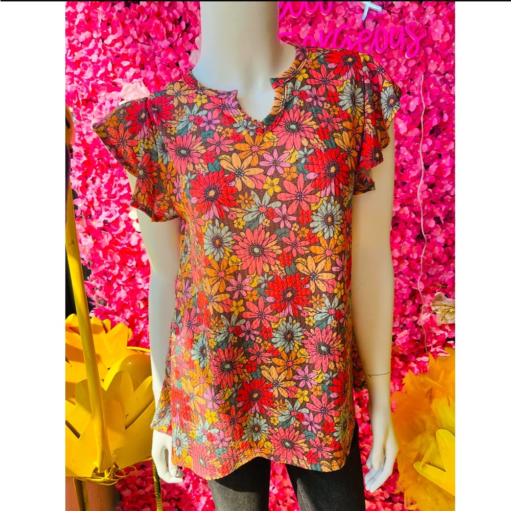 Spring floral top